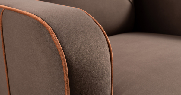 Кресло для отдыха Черри ТК 286 велюр Irida 05 шоколадно-коричневый, Эвита терра терракотовый