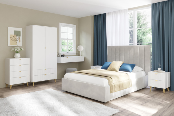 Тумба Дакота НМ 040.21 меренга, белый