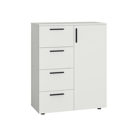 Прихожая Эйр композиция 1 белый PE шагрень, собирается на любую сторону