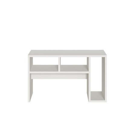 Стол журнальный, подставка Эйр 12.114 белый РЕ шагрень, вертикальная и горизонтальная установка