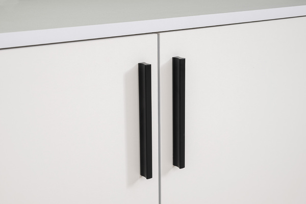 Гостиная Эйр композиция 2 белый PE шагрень, собирается на любую сторону