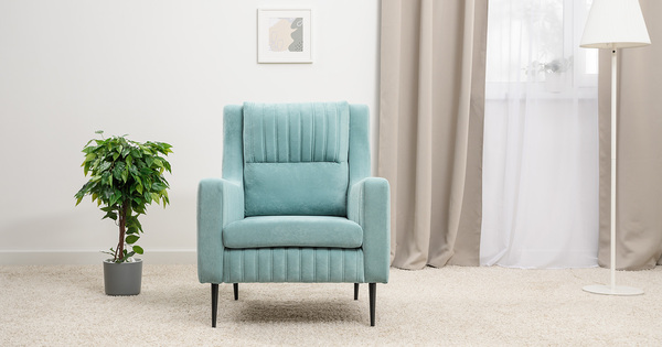 Кресло для отдыха Изабель ТК 736 велюр Романс минт ментоловый