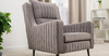 Кресло для отдыха Изабель ТК 737 велюр Романс вижион серо-бежевый