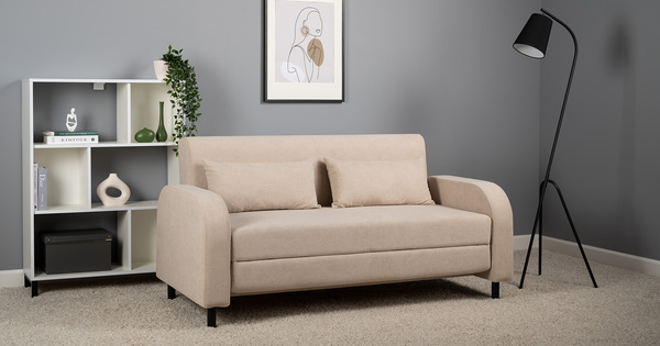 Диван-кровать прямой Киото ТД 780 велюр Epic 12 beige бежевый